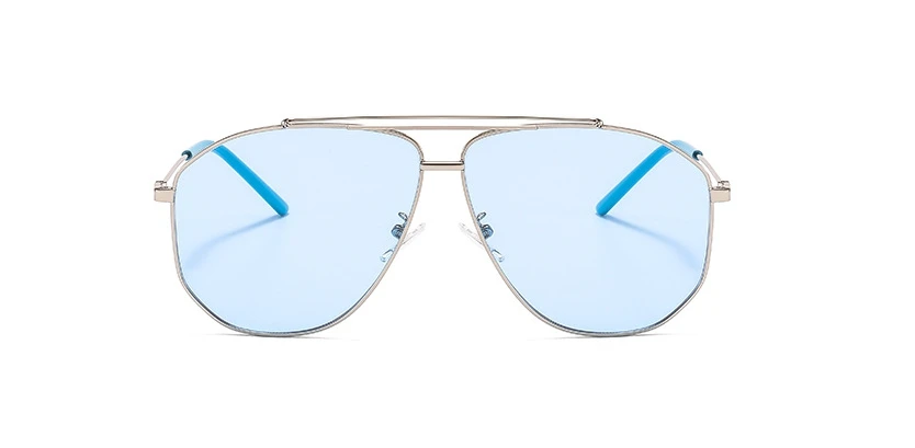 46224 пилот металлическая оправа солнцезащитные очки для мужчин и женщин Мода UV400 очки