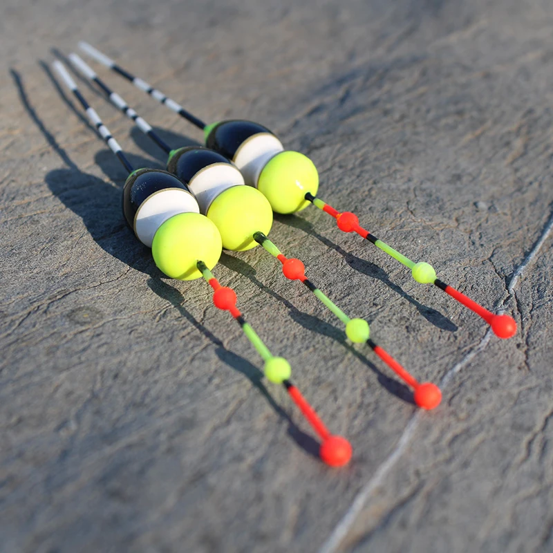 WLPFISHING 3pcs/lot Fishing Float Nice Shrimp Floater High Sensible Balsa Ice Fishing Bobbers Crucian Carp Fishing Float