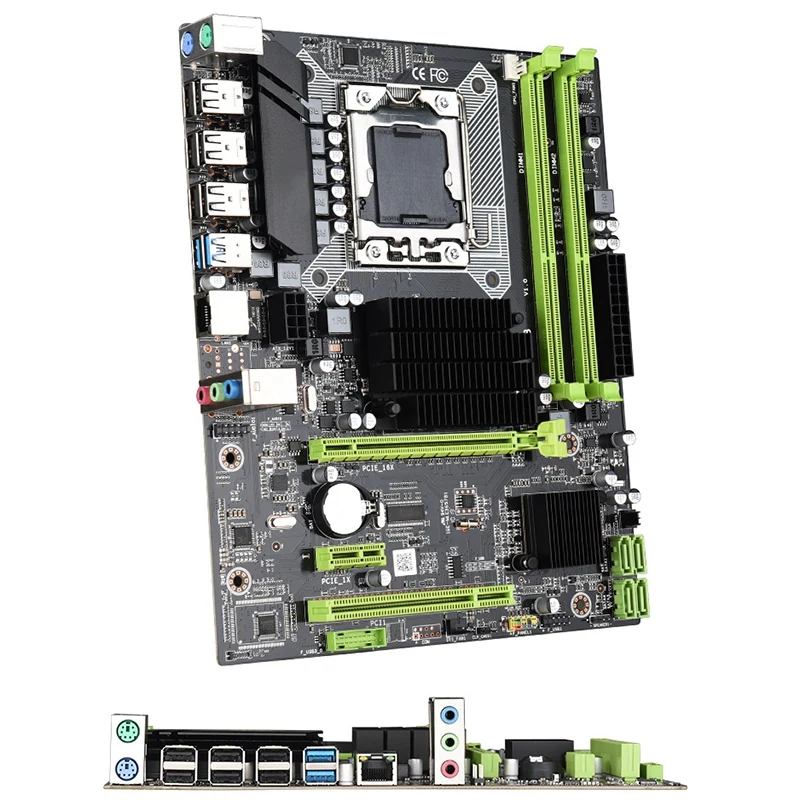 X58 LGA 1366 материнская плата LGA1366 поддержка REG ECC DDR3 и Xeon процессор USB3.0 AMD RX серии