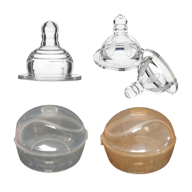 

Portable Pacifier Box Travel Dust Cover Teether Storage Case Soother Container Plastic Holder
