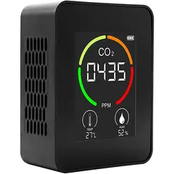 CO2 Detector Portable Gas Concentration Detection Air Temperature Humidity Equipment Sensor Accurate Digital Display Detector