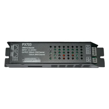 

PX703 DMX low voltage constant current decoder RGB controller DMX512 constant current sub-control