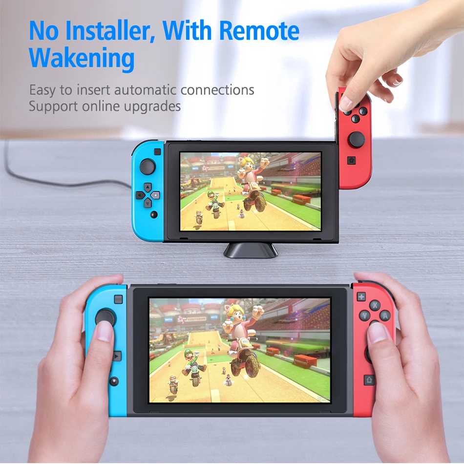 Ceny OIVO przełącznik Joy Con kontroler dla Nintendo joystick bezprzewodowy Joycon L R 2 gamepady przełącz akcesoria kontrolery pasek na rękę
