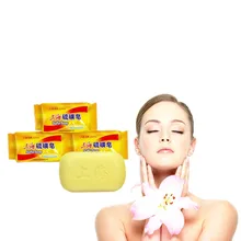 Лечение акне грибка мыло ручной работы антибактериальное черное пятно с высоким качеством серы завод китайской медицины мыло для ухода за кожей