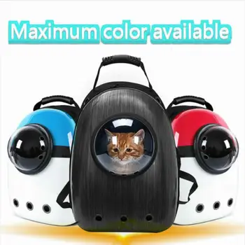 

Pet Dog Cat backpack Travel cat carrier Double Shoulder Bag Space Capsule Cat Backpack for Bag Small Pet Handbag Cat carrying