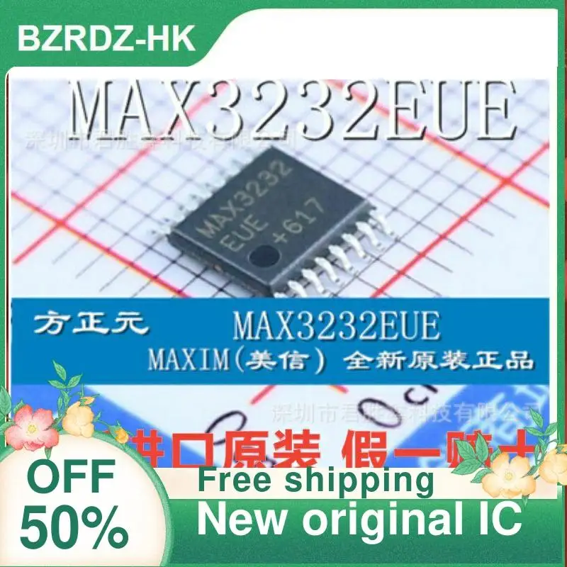 

2-10 шт./лот MAX3232 MAX3232EUE MAX3232CUE TSSOP16 RS-232 новый оригинальный