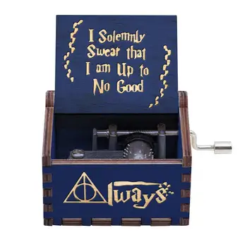

Wood Carving You are my sunshine Hand-Cranked Music Box Juego De Tronos Digimon Simpsons Merry Christmas Theme Song Melody Gift