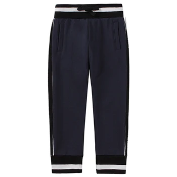 

High-end children's clothing autumn and winter Boy's trousers mid-elastic waist elastic pants cotton thick track pants 2