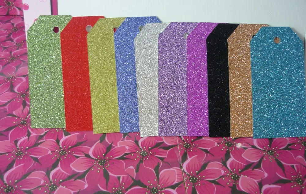 Glitter colors options