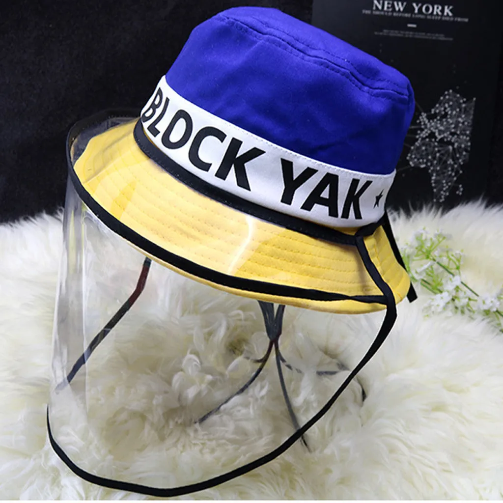 Children's Hip Hop Bucket Hat Fashion Streetwear Outdoor Letter Print Casual anti spray Spit