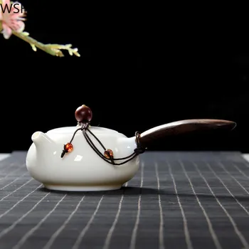 

New style White porcelain Side handle Teapot Anti-scalding heat Kung Fu tea set teapot Household drinking utensils WSHYUFEI