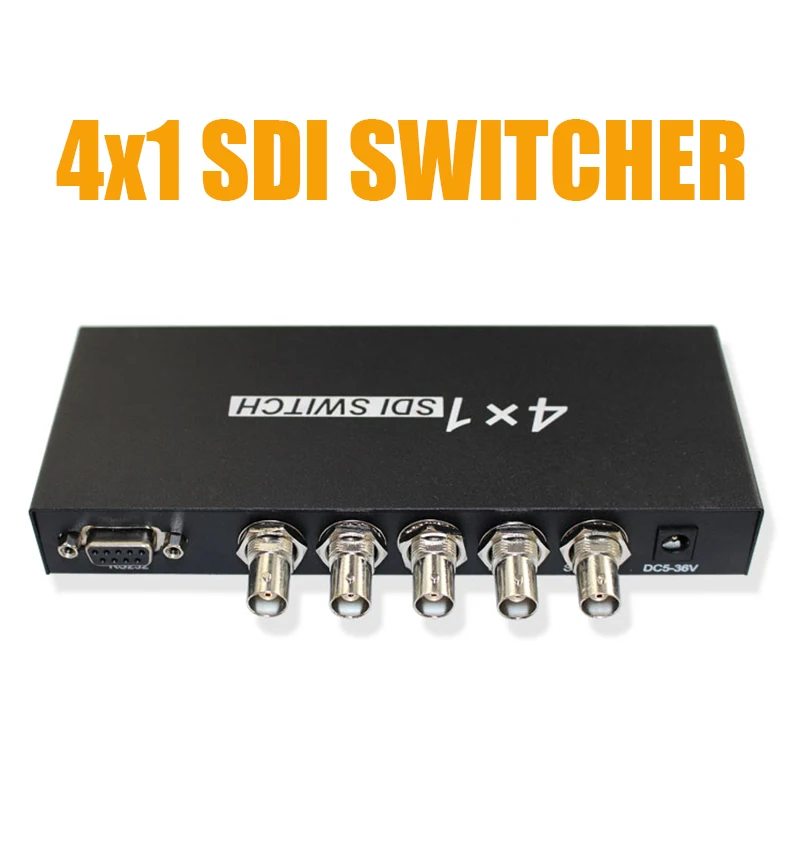 Коммутатор SDI 4x1 3G HD SD 4 канала сигнал на 1 коммутатор er поддержка 1080p расширитель
