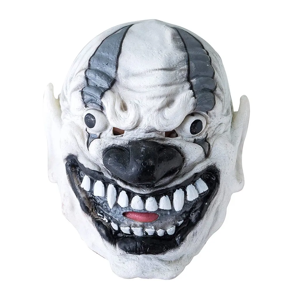 

Zz0128 Halloween White Grimace Mask Ghost Baby Disgusting Horror Dress Up Funny Props Silicone Latex