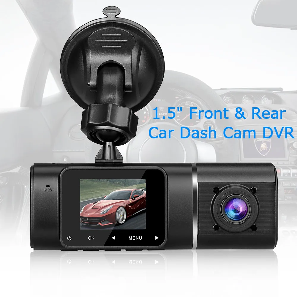 

Blueskysea Dual Lens Car Dash Cam 500 Pixels 1.5" 170° Car FHD DVR 1080P H190 Dash Camera G-Sensor Car Camera Parking Monitoring
