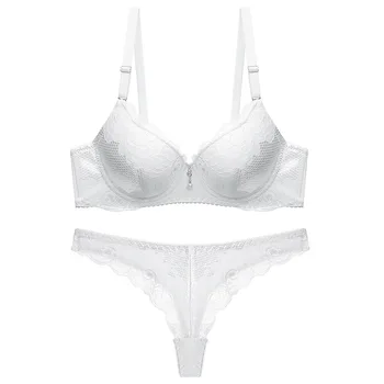 

Ultra-thin Backless Fashion Seamless Comfortable Sexy Gather Oversized Cup set women's bras Seamless No trace With steel ring