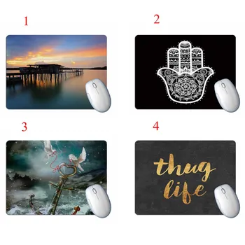 

Letter Landscape Mouse Pad Student Computer Mouse Non-slip Notebook Pad Office Keyboard Protection Pad Table Mat