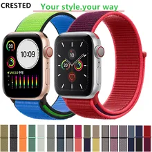 Спортивная петля ремешок apple watch band 42 мм 38 мм apple watch 4 3 band iwatch band 44 мм 40 мм correa pulseira 42 44 нейлоновый ремешок для часов