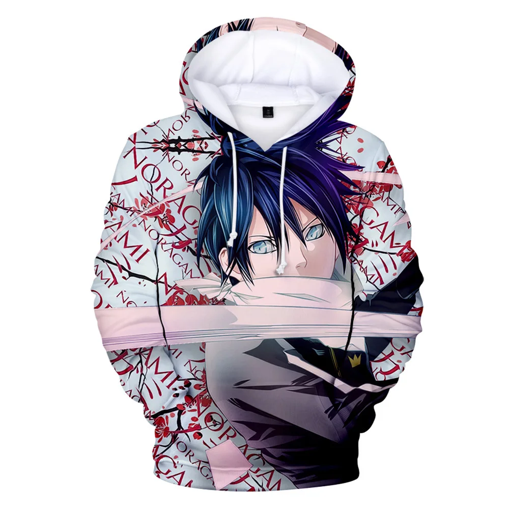 2020 толстовки Noragami свитшоты пуловеры толстовка с 3D принтом Повседневная