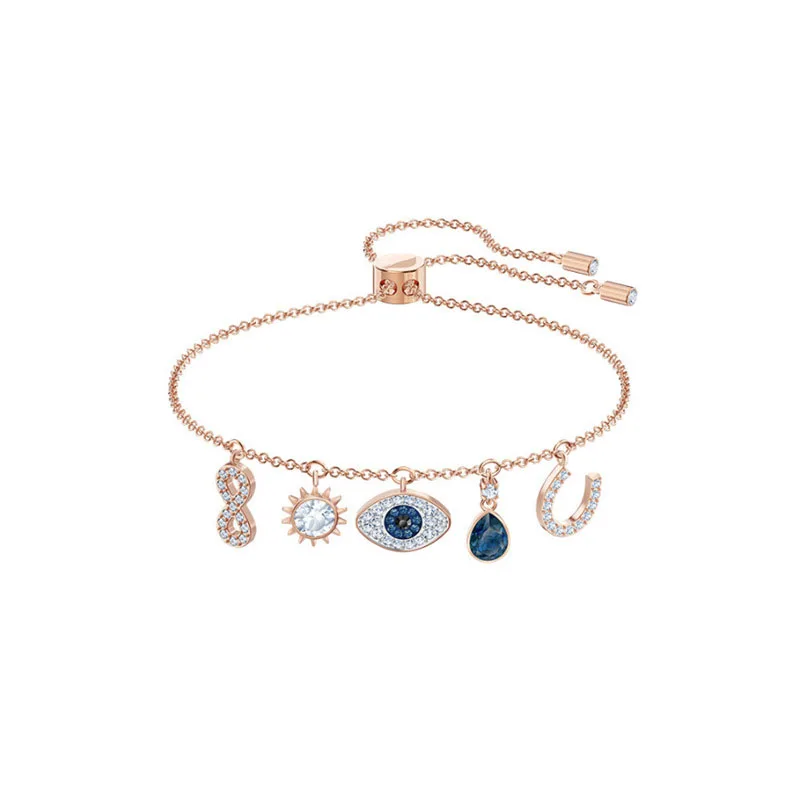 

High Quality Swa New Lucky Element Devil's Eye Hanging Bracelet