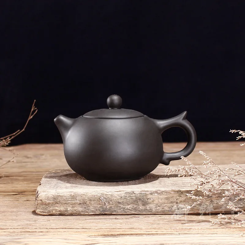 120 мл Посуда для чая чайник с фильтром красавицы ручная работа, из фиолетовой глины индивидуальные подарки подлинный Xi Shi чайный горшок дорожный чайный набор