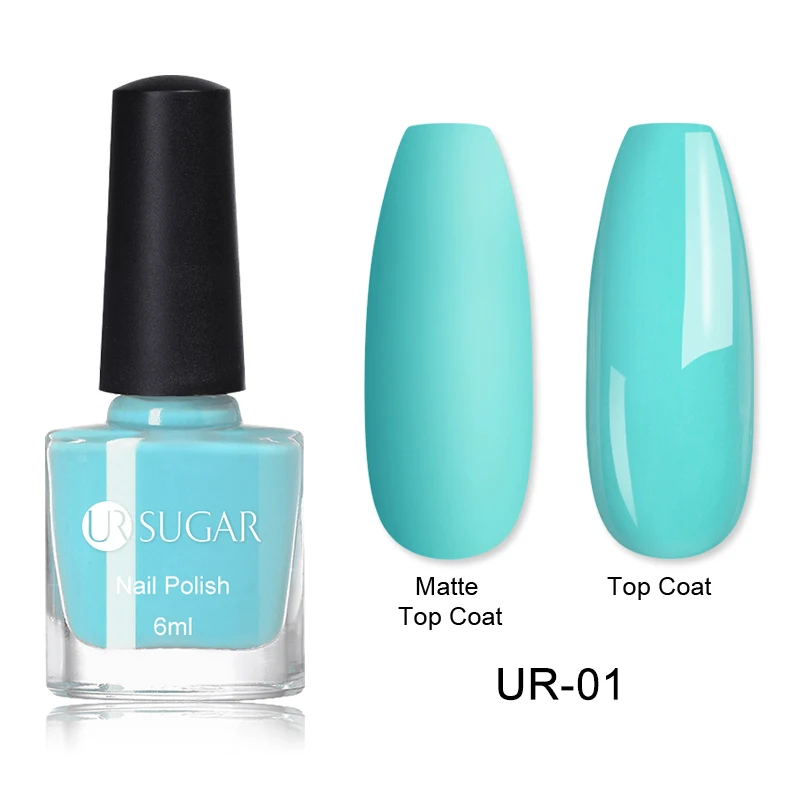 URC01 Ur Sugar лак для ногтей розовый телесный желтый серия лак для ногтей матовый чистый цвет ногтей лак для ногтей украшение 6 мл - Цвет: URC01