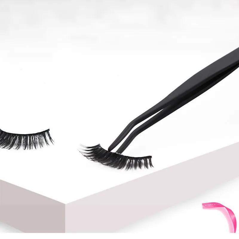 

Eyebrow Grooming Comb Tool Stainless Steel Spray Rubber Plastic Paint Stretch Paint Black False Eyelash Eyebrow Tweezers MD25