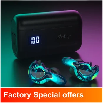 

Bluetooth 5.0 Earphones TWS Umini2 Fingerprint Touch Headset Storage Batter HiFI Stereo Earbuds Sterilamp Ear-in Sport Game
