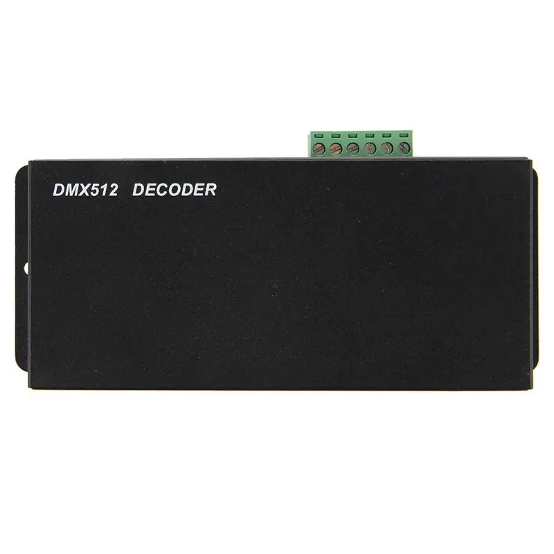 DC 12 V-24 V 3 канала DMX декодер светодиодный контроллер для RGB 5050 3528 Светодиодные ленты света