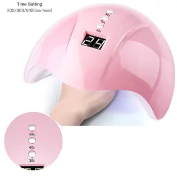 

USB Lamp Nail Dryer with Timer 30/60/99s For Nail LED UV Lamp For Manicure LCD Display Drying All Gels Nail Polish Nail Art Tool