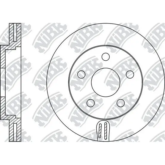 Диск тормозной NISSAN X-TRAIL(T30)/MAXIMA QX(A33)/PRIMERA(P12