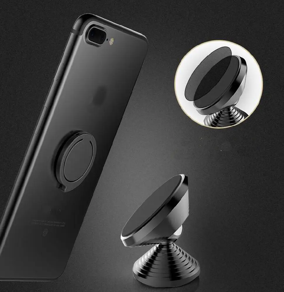 Car Phone Holder Rotate 360 Degrees Universal Multifunction Vehicle Mobile Stands Magnet Bracket for Iphone Xiaomi Huawei | Мобильные