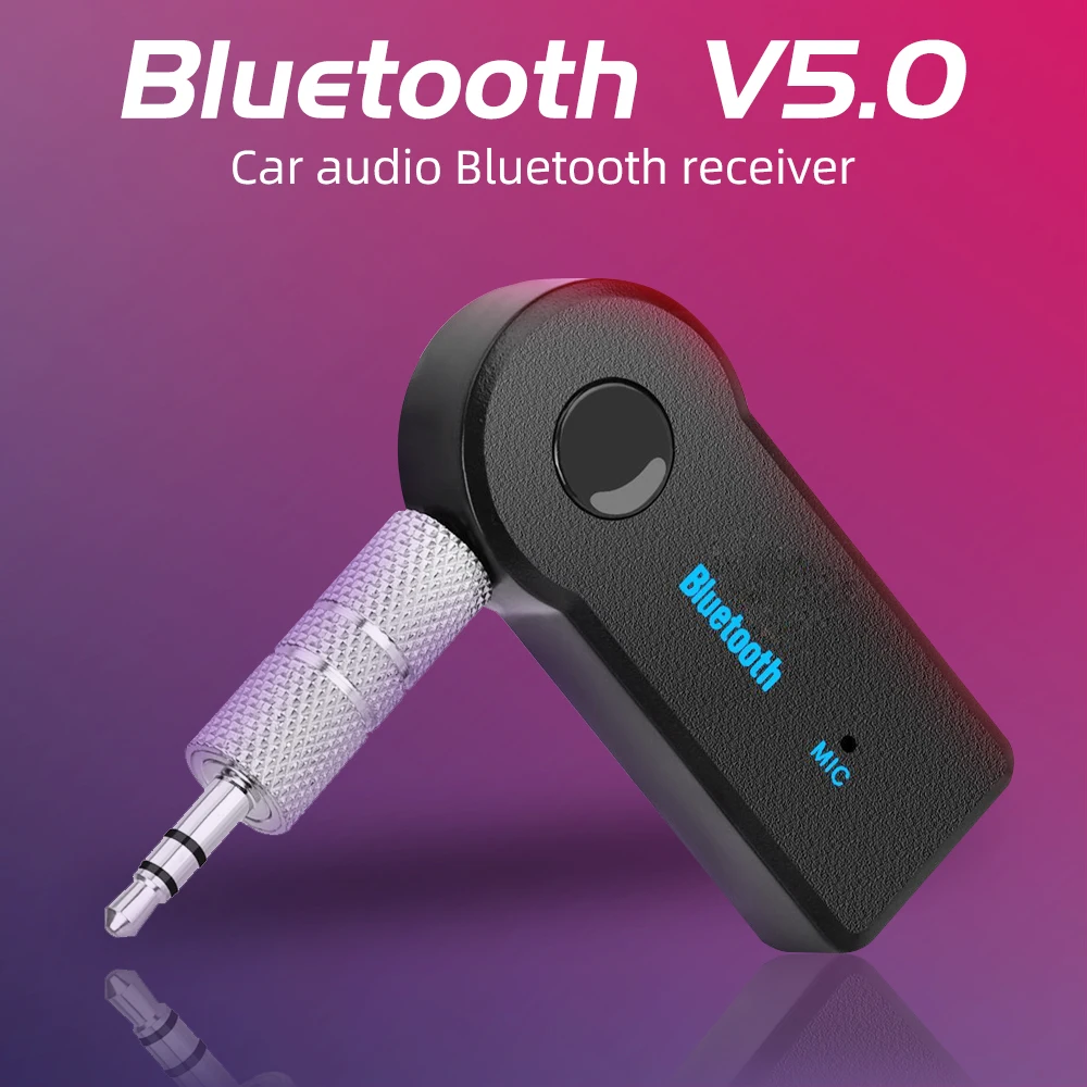 ANMONE Bluetooth адаптер Мини 3,5 мм разъем AUX аудио MP3 музыка Bluetooth приемник автомобильный комплект беспроводной Автомобильный приемник адаптер громкой связи