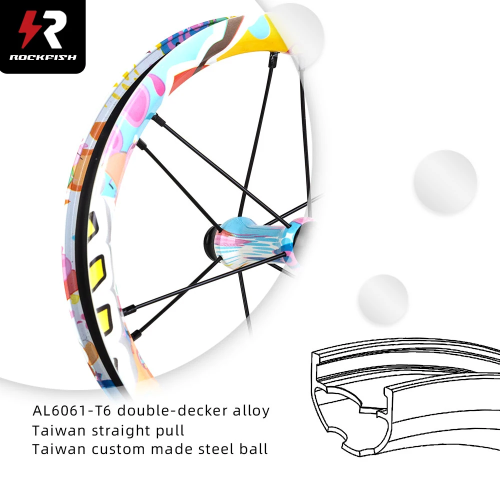 Rockfish R3 nice Wheelset для балансировки велосипедов обод хорошая смазка 12 дюймов