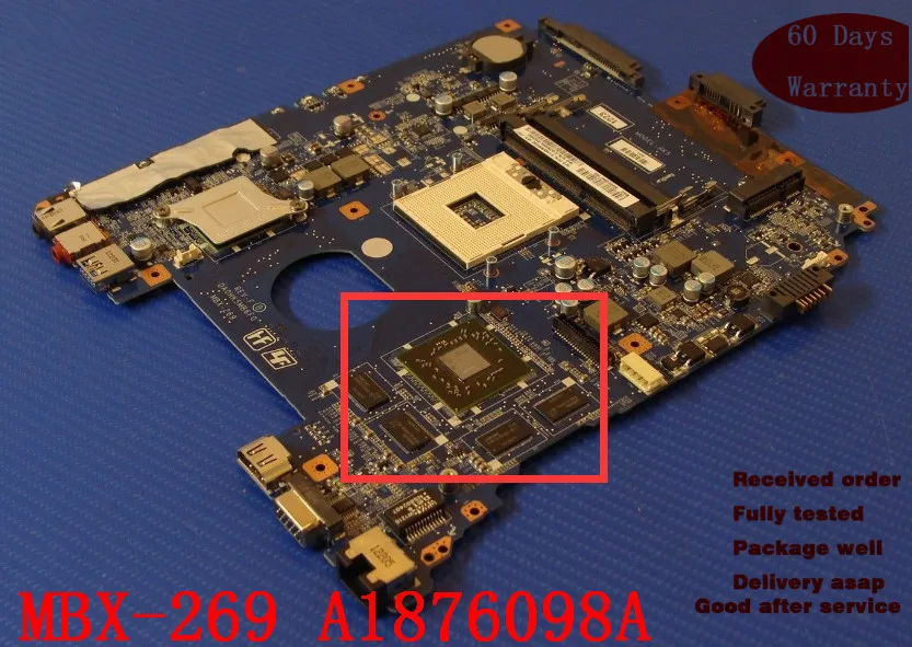 Placa Motherboard A1876098A For Sony SVE1511K1ESI SVE151D11M SVE151C11M SVE15 Series Laptop MBX-269 Work Perfect | Компьютеры и офис