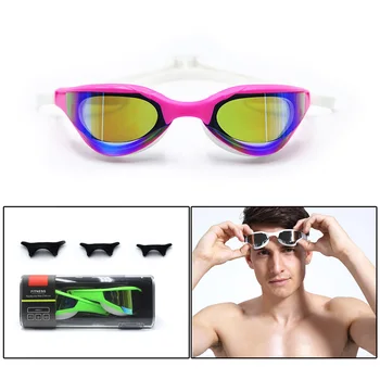 

1 Pair Adjustable Swimming Goggles No Leaking Anti-Fog with UV Protection Swim Glasses for Men Women 14.1x4.8cm Dropshipping