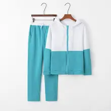 Женский спортивный костюм s, одноцветная толстовка с капюшоном и штаны, спортивный костюм, Осенний Топ с длинным рукавом, брюки, одежда