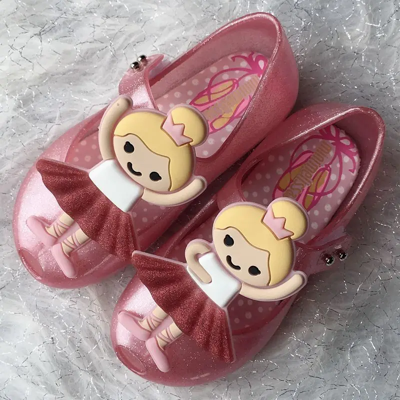 2022 New Mini Melissa Children Jelly Shoes Fashion Pircess summer Ballet sandals Kid girl's Becah Candy shoes HMI021 2022 new 1gb 8gb h 265 media player q96 mini plus smart tv box android 10 1 amlogic s905l quad core 2 4g wifi 4k set top box