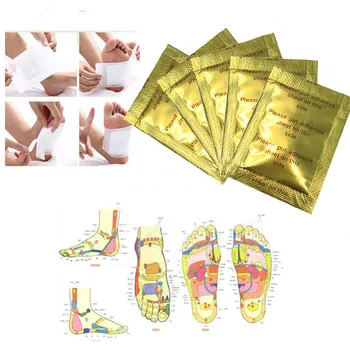 

200Pcs=100 patches+100 adhesives Detox Foot Patch Anti-Swelling Ginger Feet Patch Toxins Pads Foot Care Tool Improve Sleep