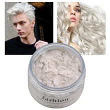 Горячая унисекс DIY Волосы красящий воск грязевая Краска крем Временное моделирование краска для волос CUN 668