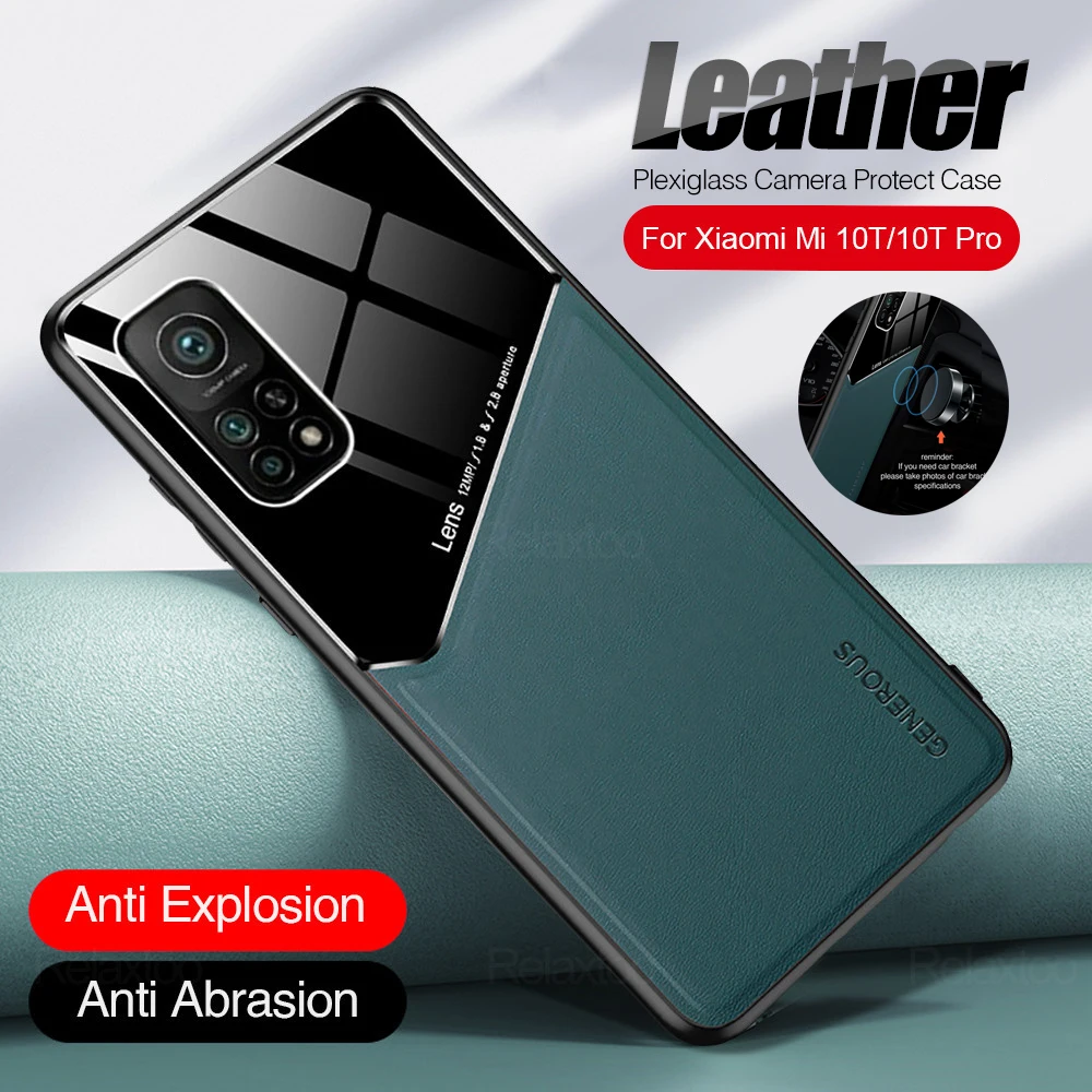 Автомобильный Магнитный кожаный чехол для Xiaomi Mi 10T Pro Poco X3 NFC Note 10 Lite Xiomi Redmi 9S 7 8 9 A 8A