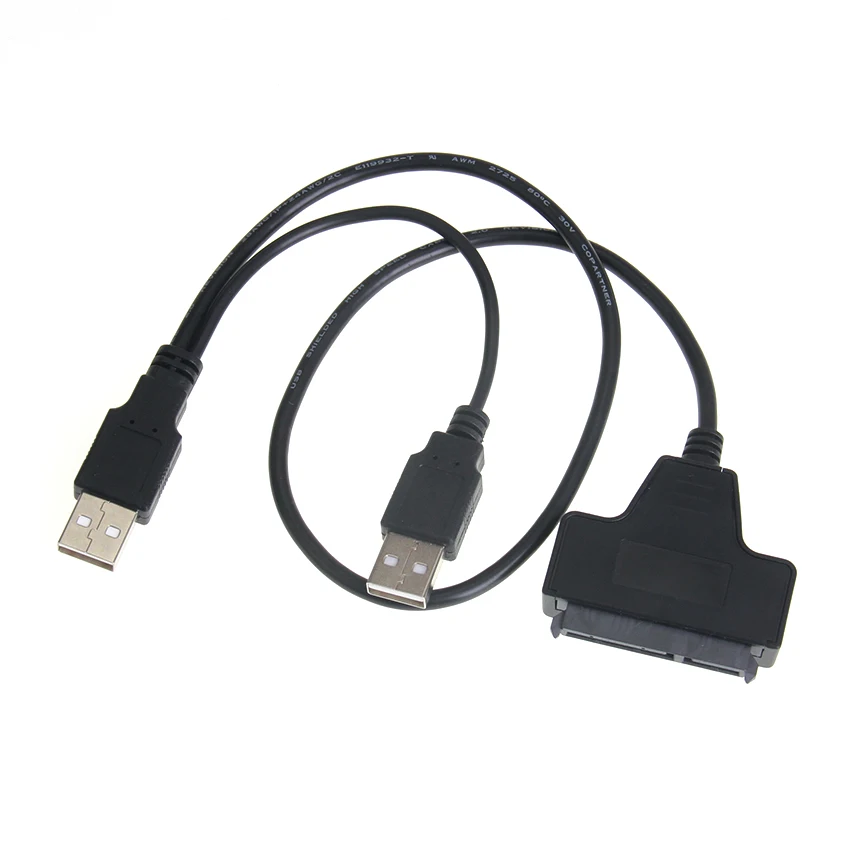 USB для SATA 7+ 15 Pin Кабель-адаптер 22 Pin для 2," HDD жесткий диск с USB кабель питания для Raspberry Pi 3