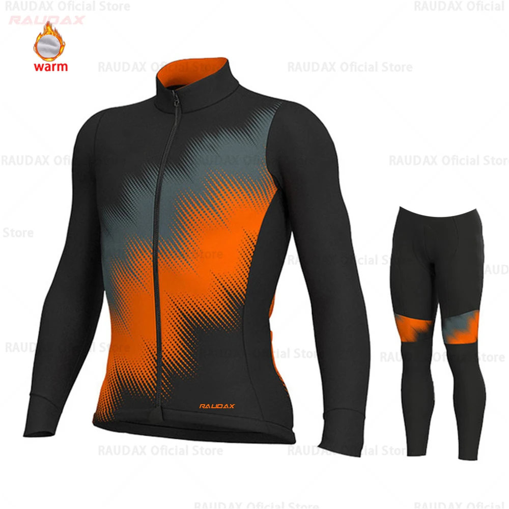 Normal cycling set Специализированная профессиональная команда Велосипедная Джерси Зимняя Теплая Флисовая велосипедная Одежда Набор велосипедных штанов MTB Ropa Ciclismo Maillot одежда - Цвет: Normal cycling set