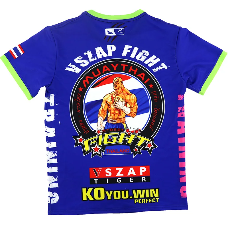 VSZAP MMA Муай Тай боксерские шорты муссап мужская спортивная футболка