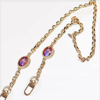 

DIY 40cm-160cm Replacement 7mm Gold Chain Purse Strap Shoulder Crossbody Bag Strap for Pnone Cases, Clutch Bags, Small Handbags