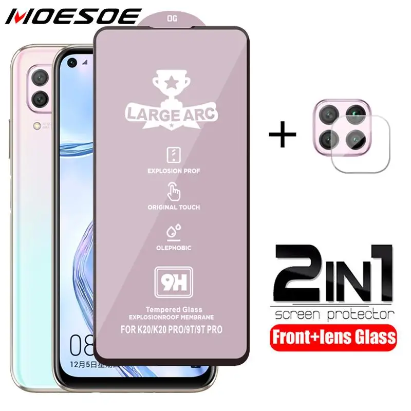 

2 in 1 Screen Protector Protective Glass For Huawei P40 P30 P20 Lite Honor 20 Pro Nova 5T Back Camera Lens film Tempered Glass