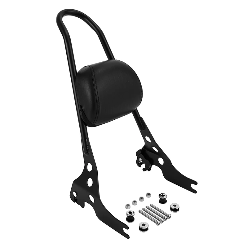 Motorcycle Detachables Backrest Sissy Bar Pad For Harley Sportster 883l