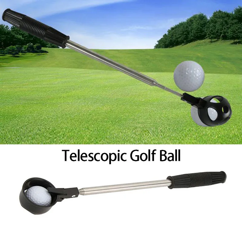 High Quality Golf Equipment 2M Ball Retriever Device Automatically Portable Telescopic Pick Up Ball Retriever Steel Saver Shaft
