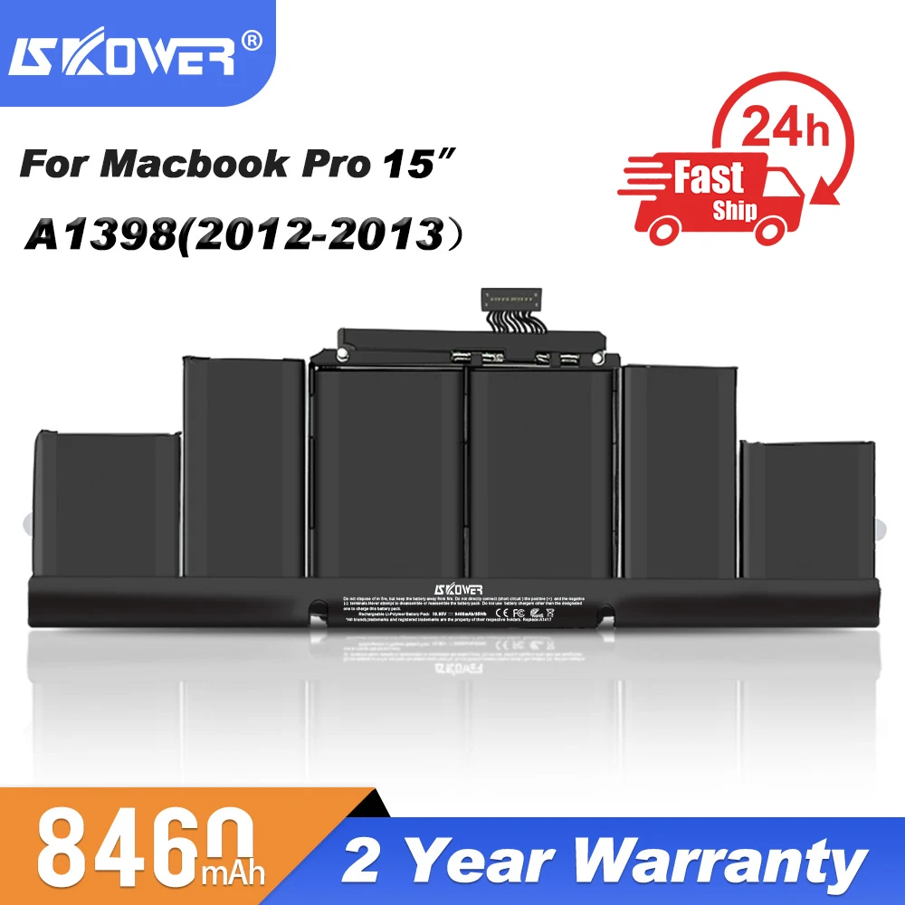 Аккумулятор SKOWER для ноутбука Apple Macbook Pro 13 15 дюймов A1278 A1286 A1398 A1502 ноутбук A1322 A1321 A1494