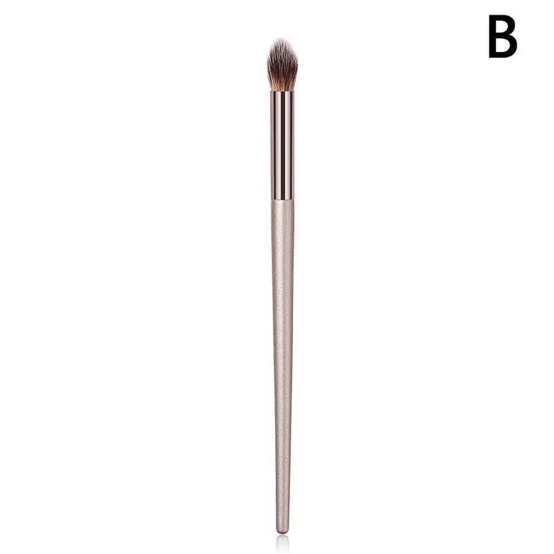 Wooden Makeup Foundation Brushes Eyebrow Eyeshadow Brush Bronzer Sculpting Brush Makeup Brushes Sets Tools Brochas Maquilla - Handle Color: B