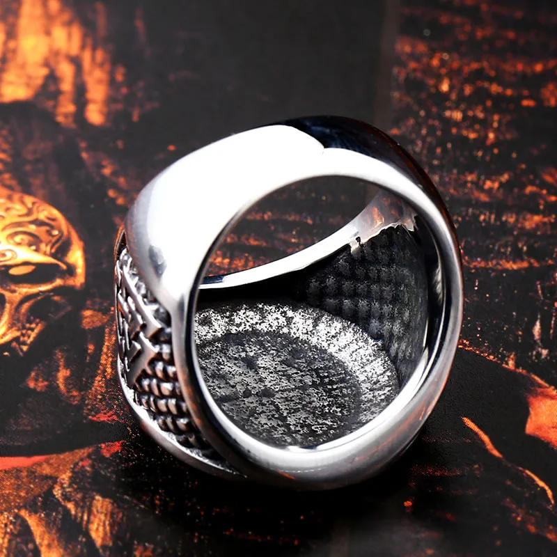 Slavic Compass Ring Steel Warrior Ring Men's Retro Trend Pendant Casual Party Jewelry Gift ring set gold color rings stainless steel ring tibetan silver rings signet ring finger watch ring finger ring gold color ring chain ring half face ring amethyst zirconia ring silver ring opening ring fidget spinner ring sparkling heart ring tungsten ring adjustable rings zircon crystal ring wedding rings moissanite diamond ring color change ring wedding ring ceramic ring animal ring